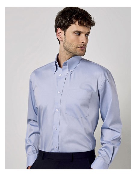 KUS-KK105-Mens Classic Fit Premium Oxford Shirt Long Sleeve 2